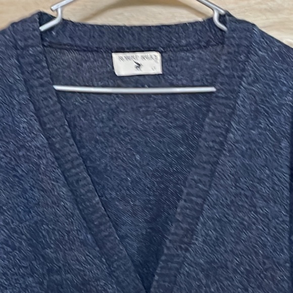 Robert Bruce Navy blue cardigan - Picture 2 of 4